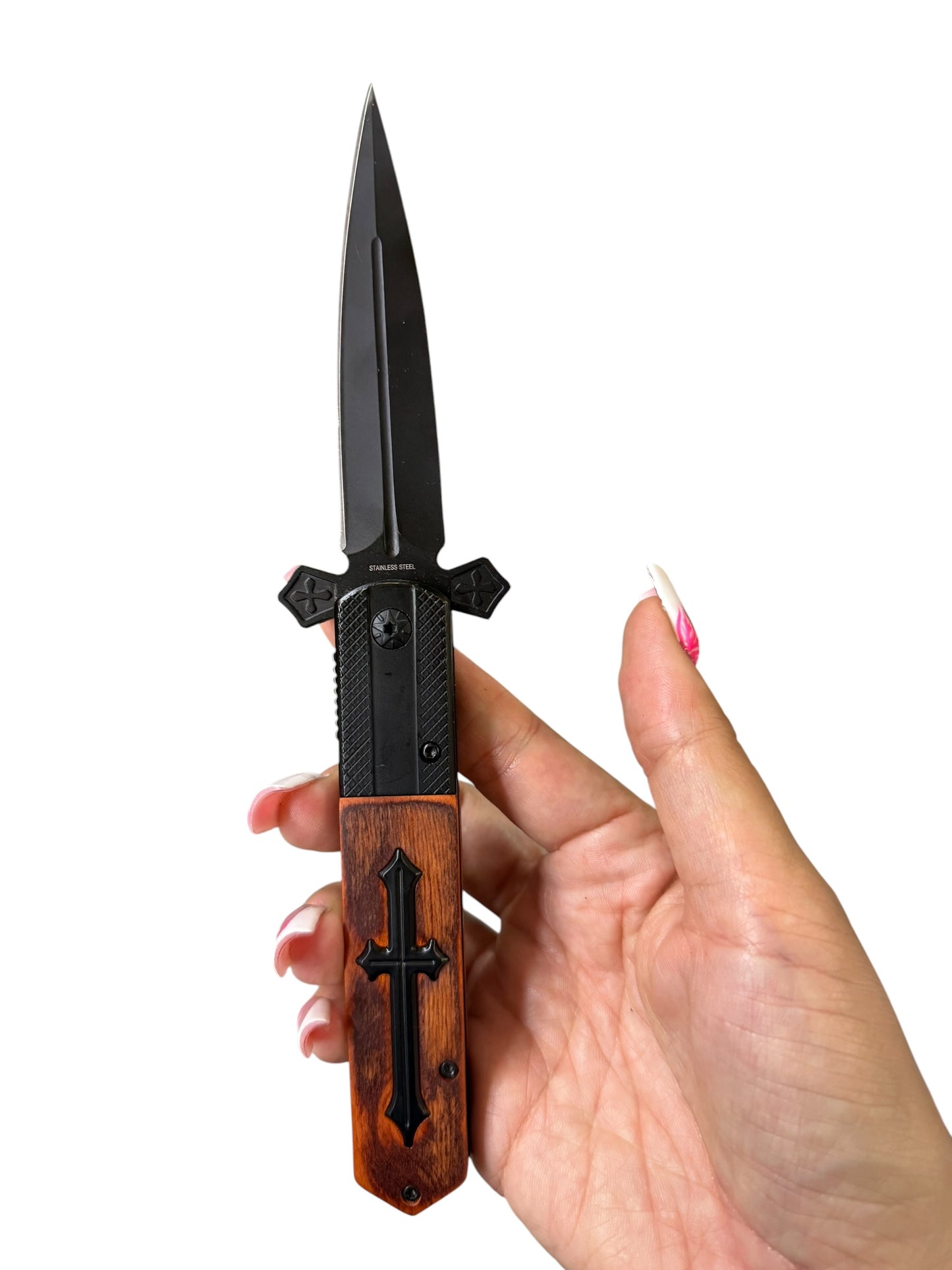 Cross Dagger Pocket Knife