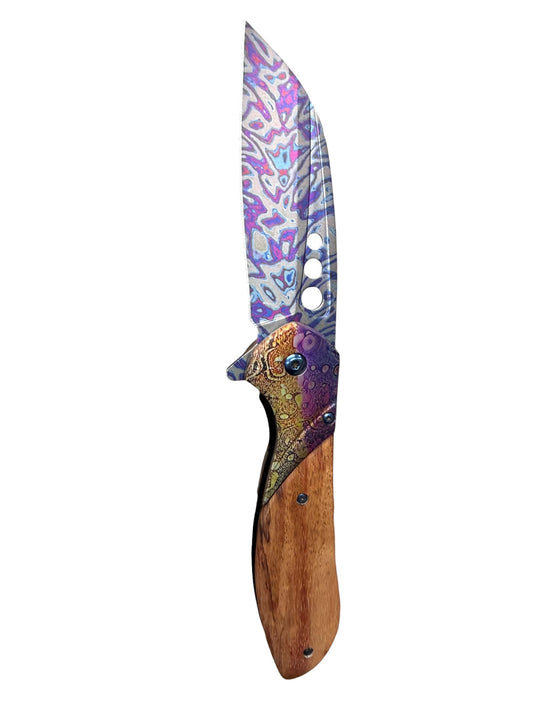 Multicolor Blade Pocket Knife