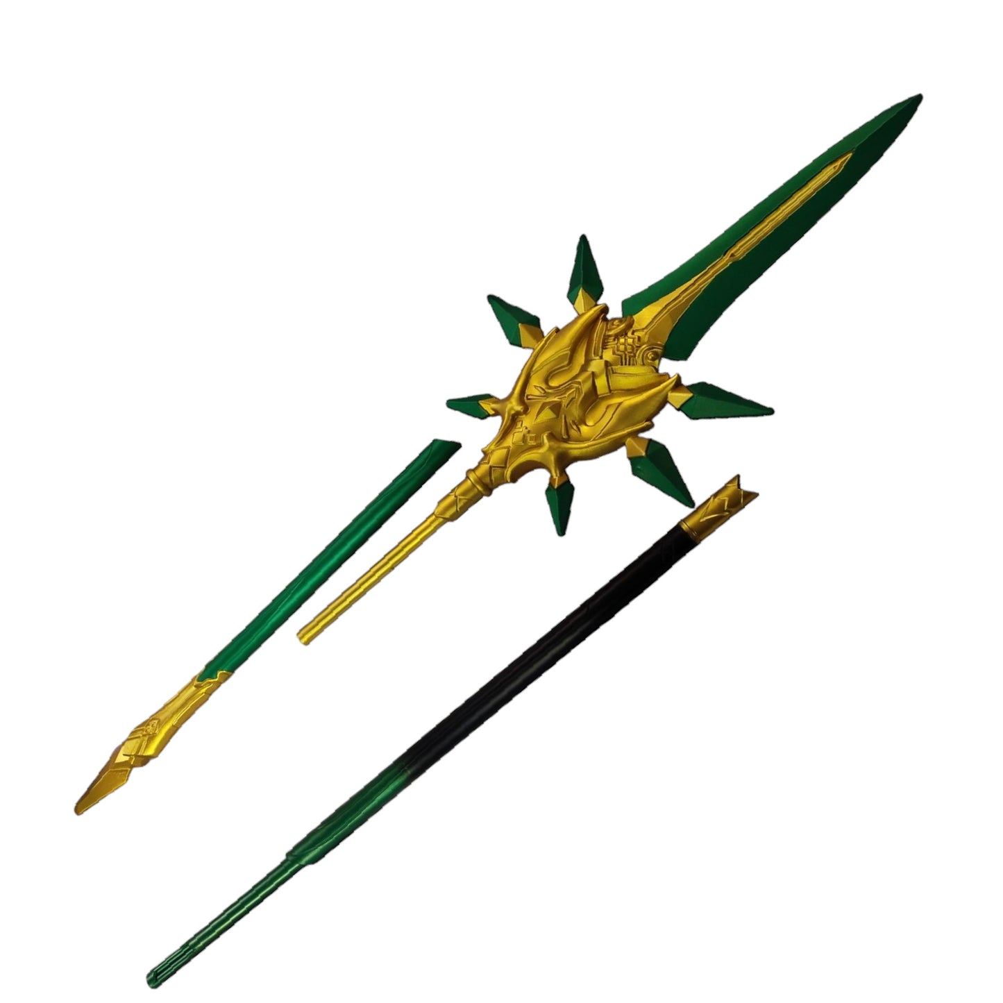 Foam "Promoridal Jade Winged" Spear