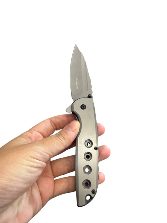 Plain Metal Pocket Knife