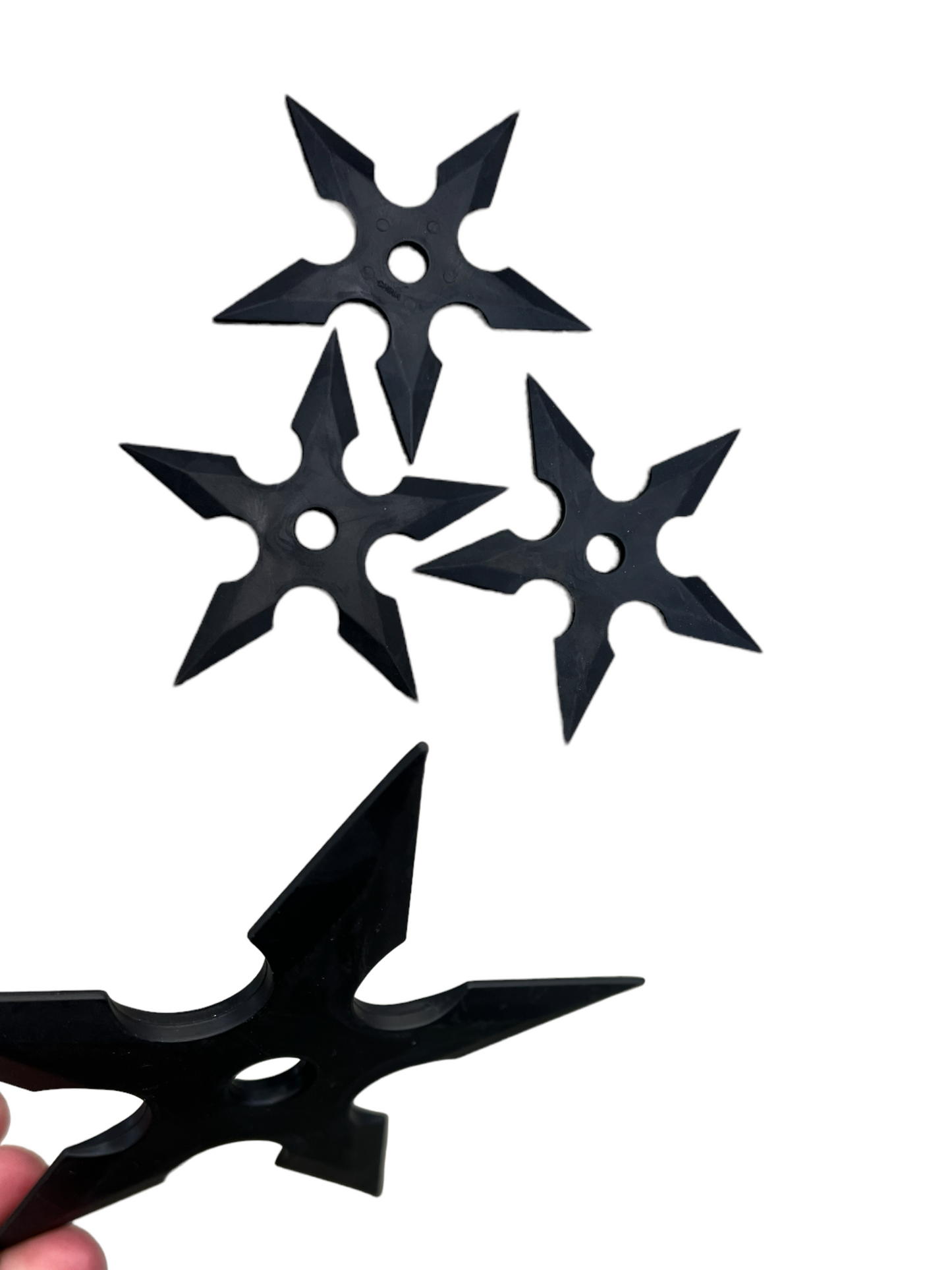3 Pcs Rubber Training Five Point Ninja Shuriken Stars
