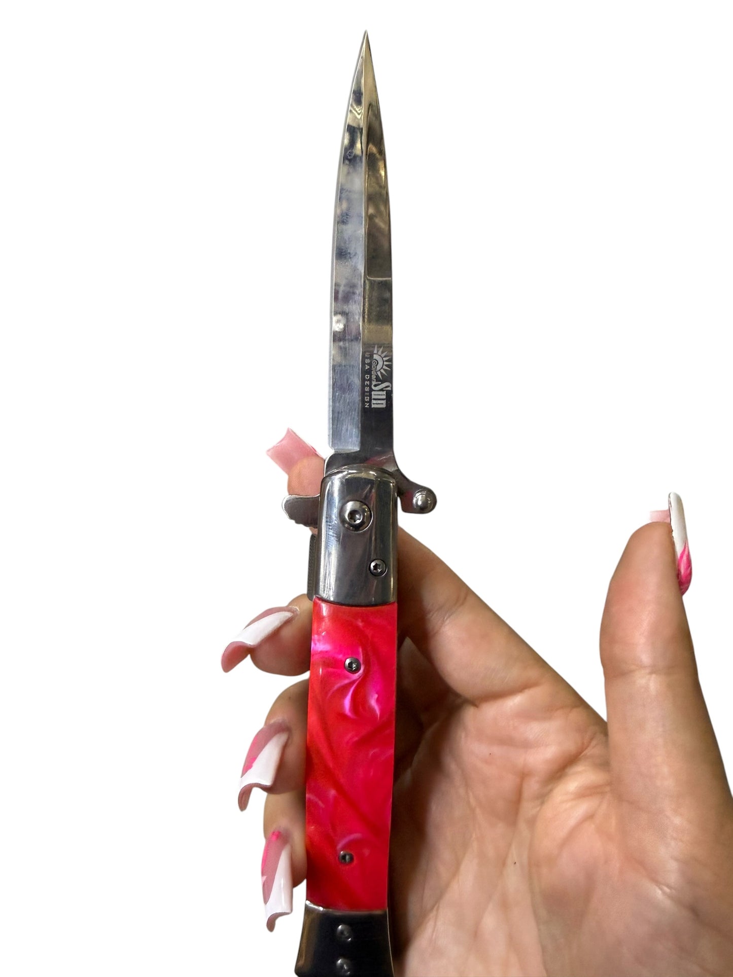 Spring Assisted Switchblade Pocket Knife