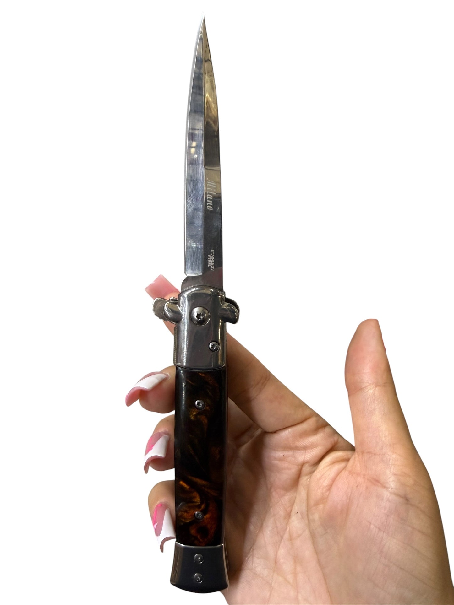 Spring Assisted Switchblade Pocket Knife