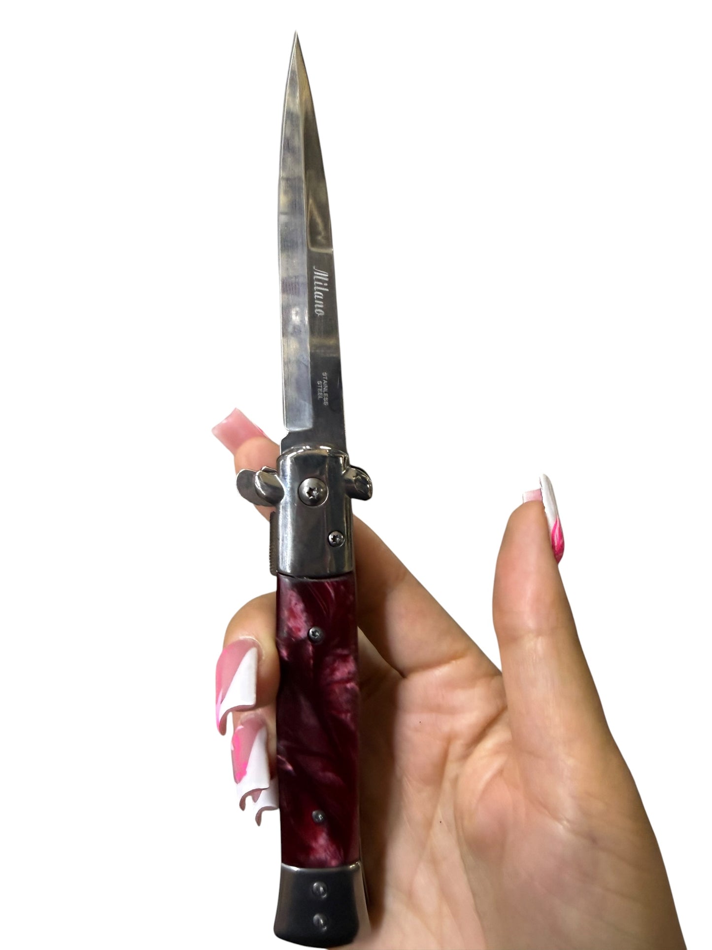 Spring Assisted Switchblade Pocket Knife