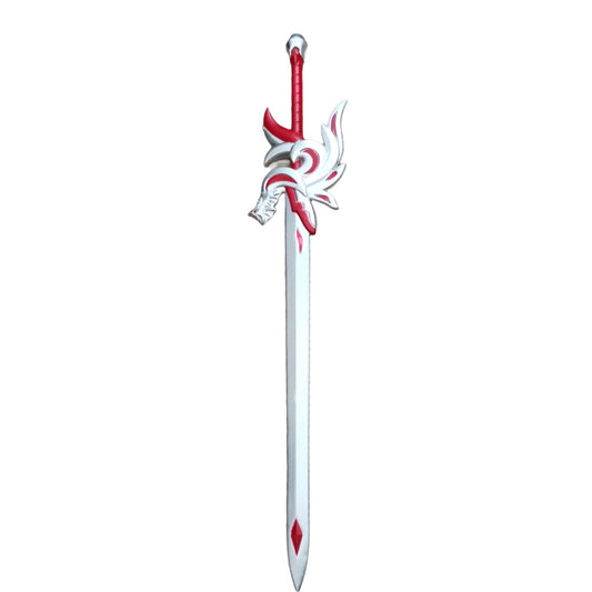 Red Silver Phoenix Sword