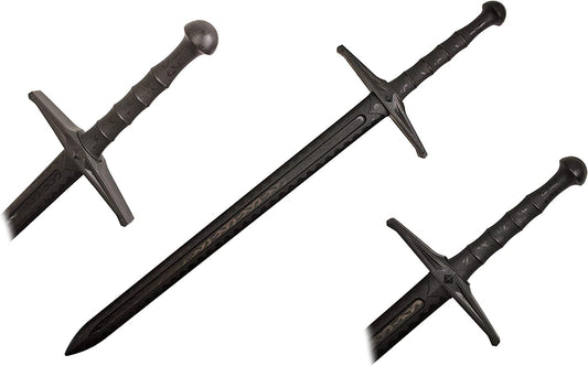 Polypropylene Black Long Medieval Sword