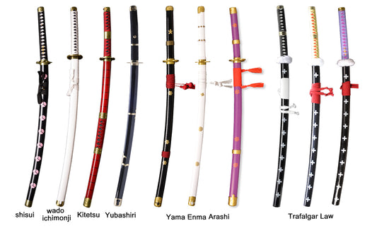 Roronoa Zoro Carbon Steel Swords- Choose your sword